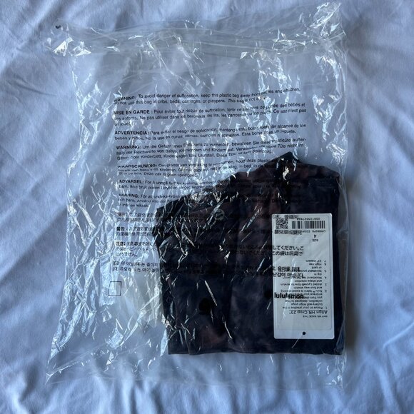 New Lululemon Align HR Crop 23" Diamond Dye Graphite Grey Pink Pastel Size 4 - Picture 4 of 4